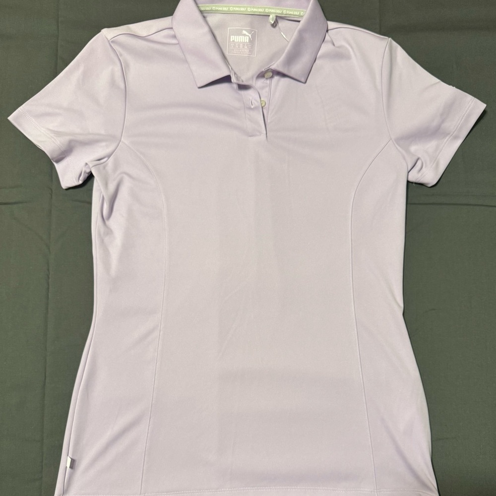 PUMA Golf/Tennis Polo Women’s Size Small Lavender New With Tags